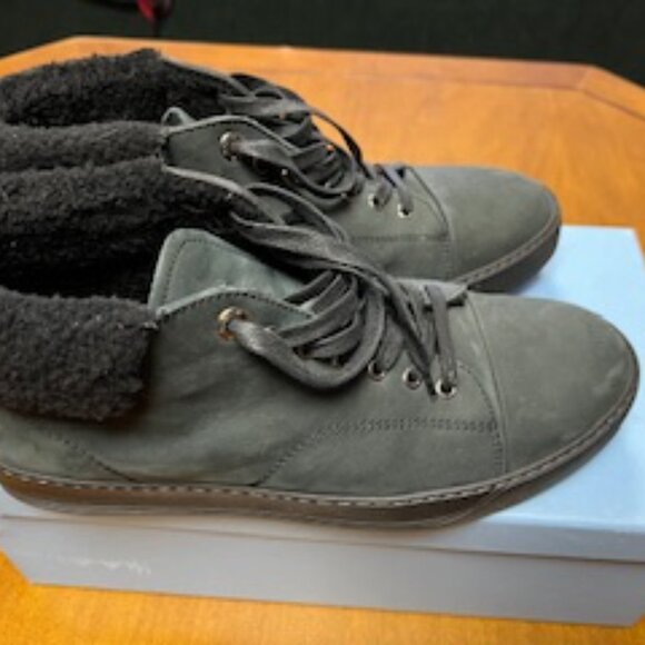 Lanvin Navy Chukka Boots main image 4